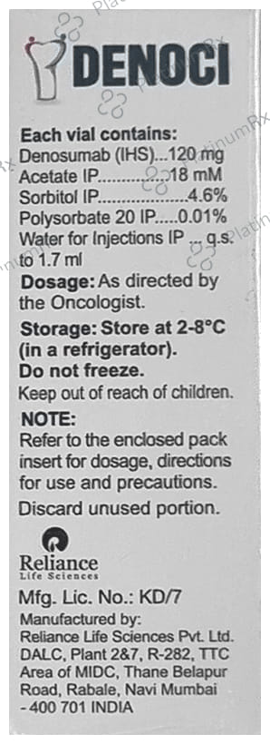 Denoci 120mg Injection 1.7ml