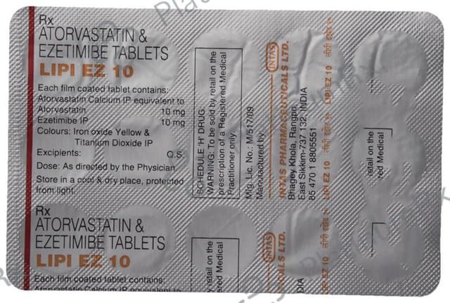 Lipi EZ 10/10mg Tablet 15s
