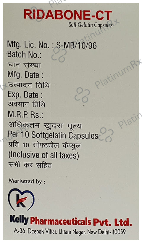 Ridabone CT Soft Gelatin Capsule 10s
