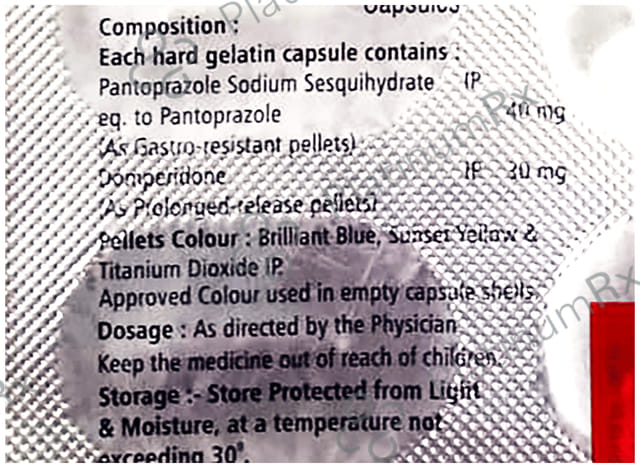 Glytopan D 30/40mg Capsule SR 10s