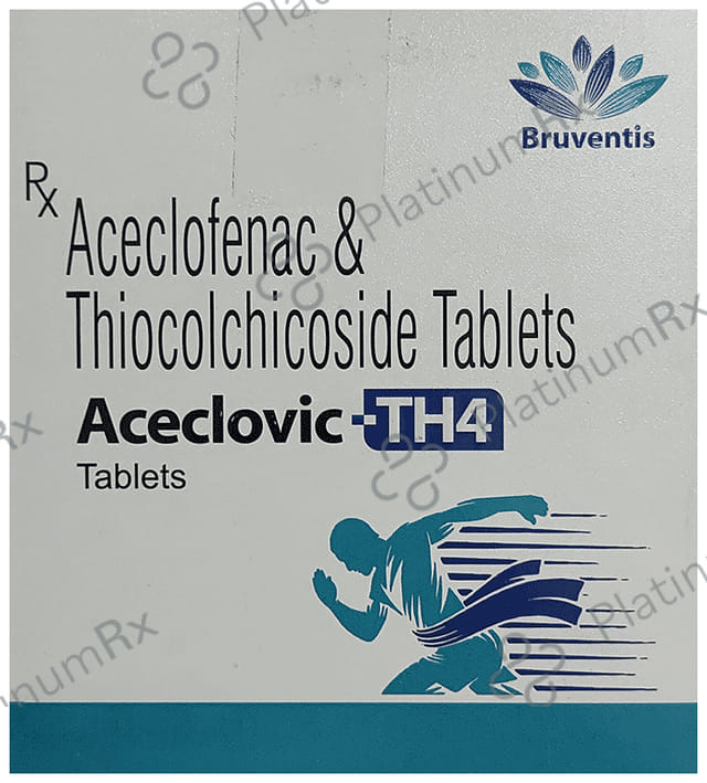 Aceclovic TH 4/100mg Tablet 10s