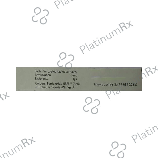 Xarelto 10mg Tablet 7s