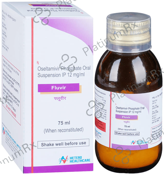 Fluvir 12mg Oral Suspension 75ml