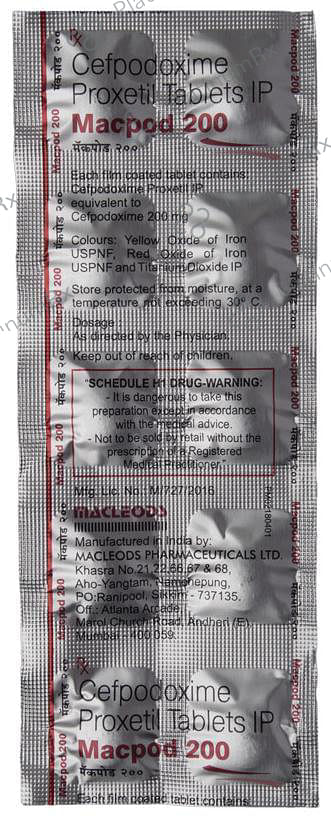 Macpod 200mg Tablet 10s