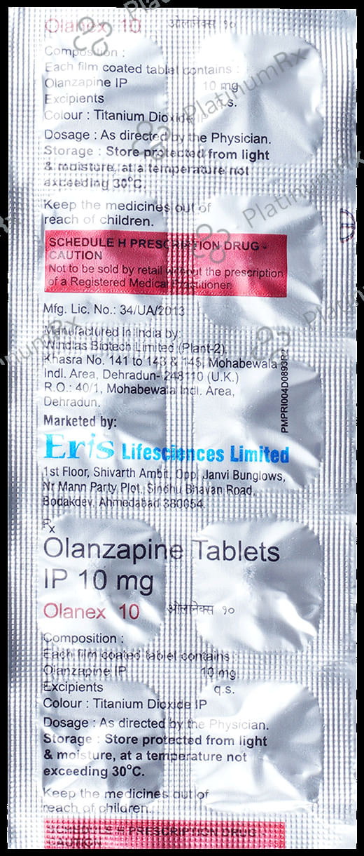 Olanex 10mg Tablet 10s