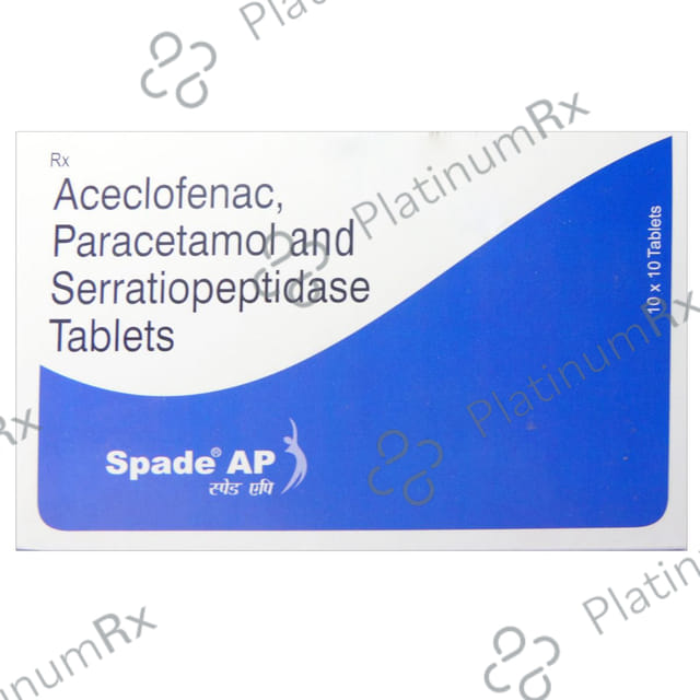 Spade AP 100mg/325mg/15mg Tablet