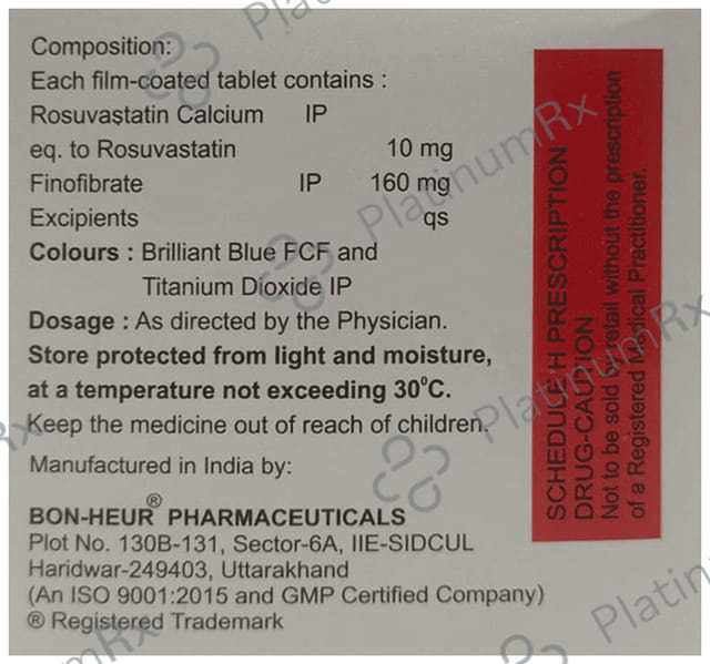 Ro on F 160/10mg Tablet 10s