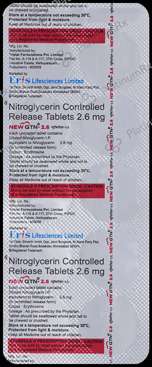 New GTN 2.6 Tablet CR 10s