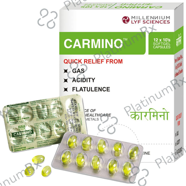 Millennium Herbal Care Carmino Soft Gel Capsule