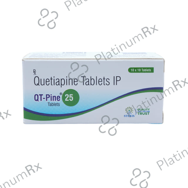 QT Pine 25mg Tablet 10s