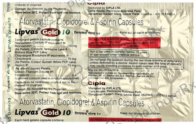 Lipvas Gold 10 Capsule