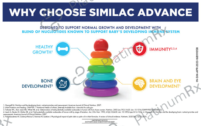 Similac Advance Stage 1 Infant Formula (Up to 6 months) Powder 400gm