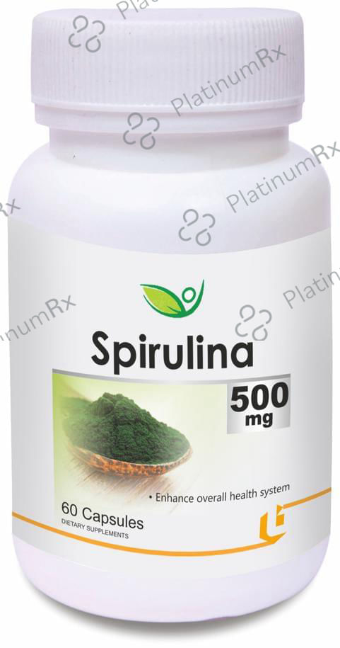 Biotrex Spirulina 500mg Capsule
