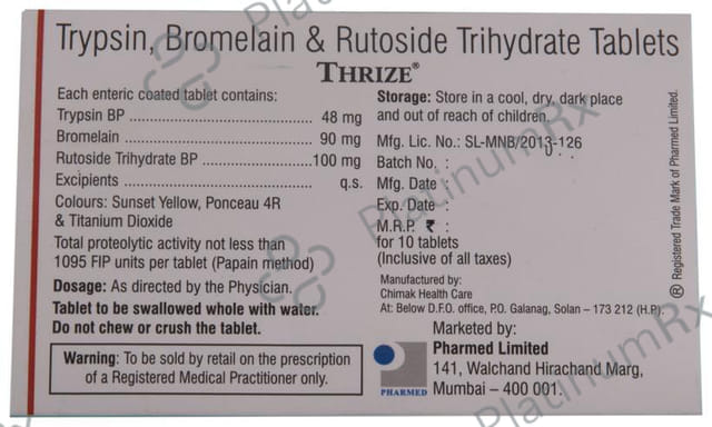 Thrize 90/100/48mg Tablet 10s