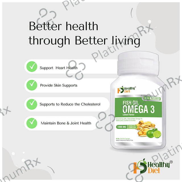 Omega 3 1000mg Soft Gel Capsule 60s