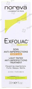 Noreva Exfoliac Light Tinted Anti - Imperfections Care