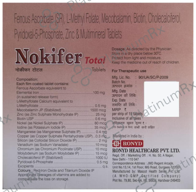 Nokifer Total Tablet