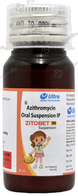 Zitobet 100 Oral Suspension Banana
