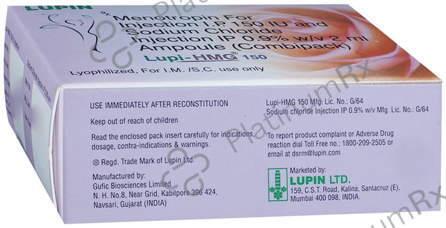 Lupi Hmg 150IU Injection 1s