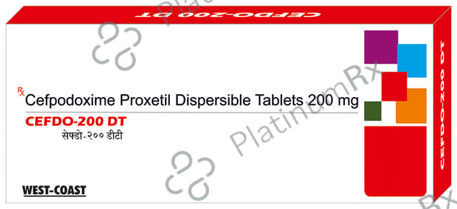 Cefdo 200mg DT Tablet 10s