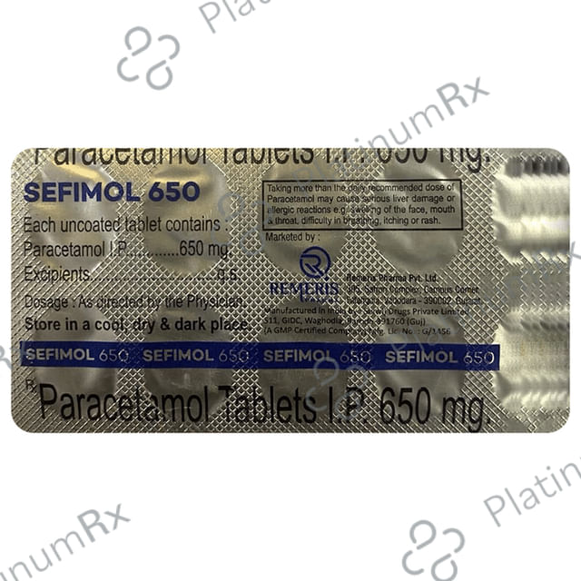 Sefimol 650 Tablet