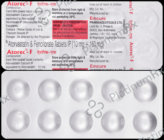 Atorec F 10/160mg Tablet 10s