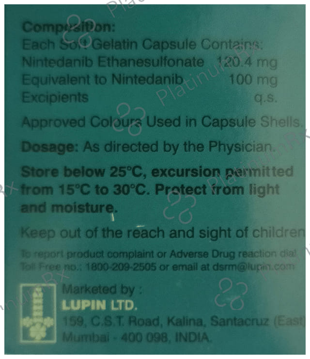 Idofnib 100 Soft Gelatin Capsule