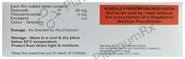 Etoraim TH 60/4mg Tablet 10s