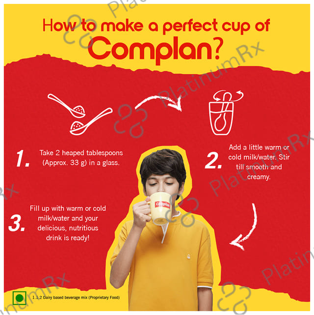Complan 100% Milk Protein for Concentration, Memory & Growth - Flavour Creamy Classic