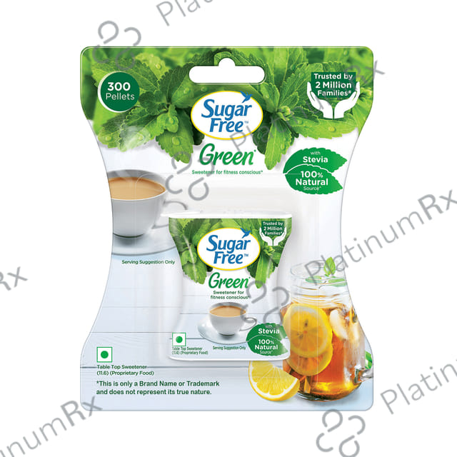 Sugar Free Green Stevia for Calorie Conscious - Pellets 300 pellets