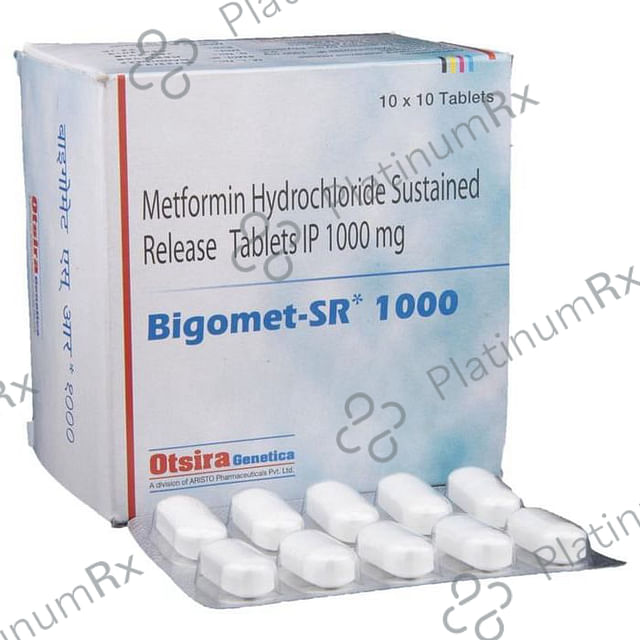 Bigomet SR 1000mg Tablet 10s