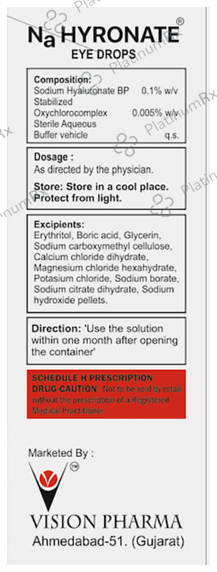 Na 0.1% Hyronate Eye Drop 10ml