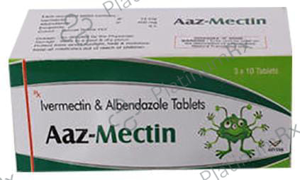 Aaz Mectin 400/6mg Tablet 3s