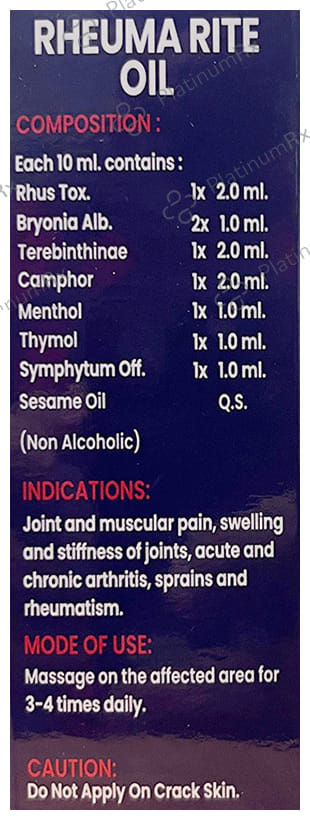 LDD Bioscience Rheuma Rite Oil