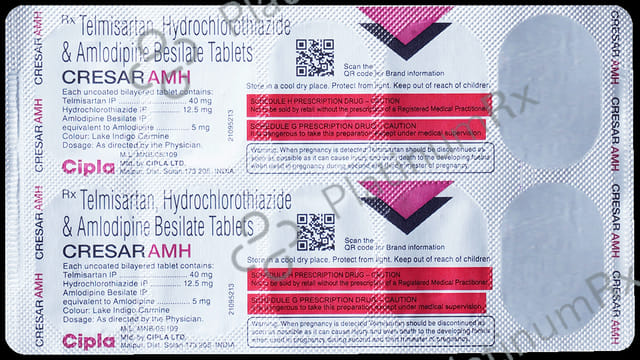 Cresar AMH 40/5/12.5mg Tablet 10s