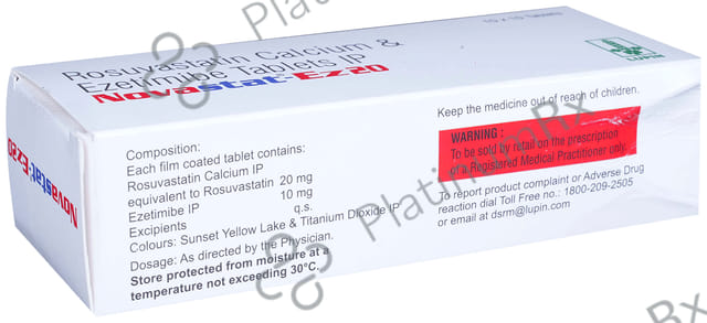 Novastat EZ 20/10mg Tablet 10s