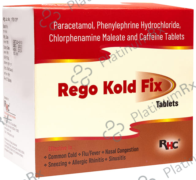 Rego Kold Fix Tablet 10s