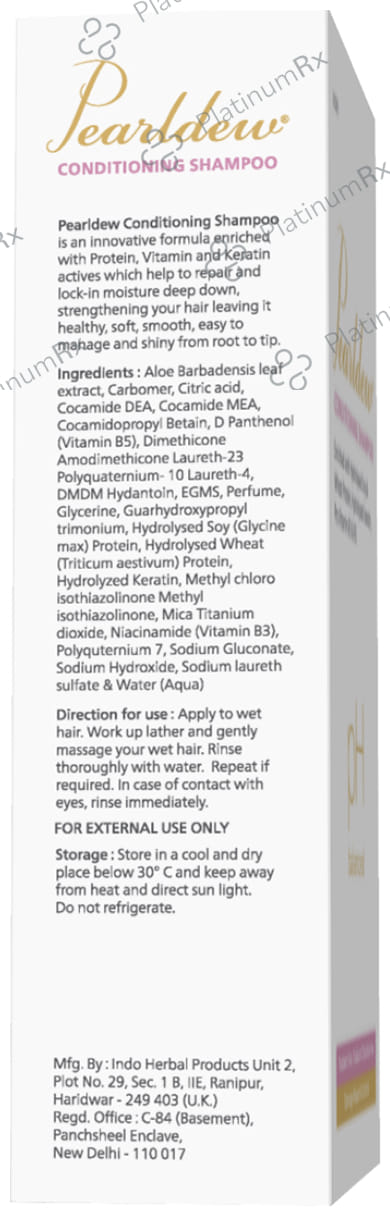 Pearldew Conditioning Shampoo (200ml Each) 4 Tubes