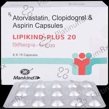 Lipikind Plus 20/75/75mg Capsule 15s