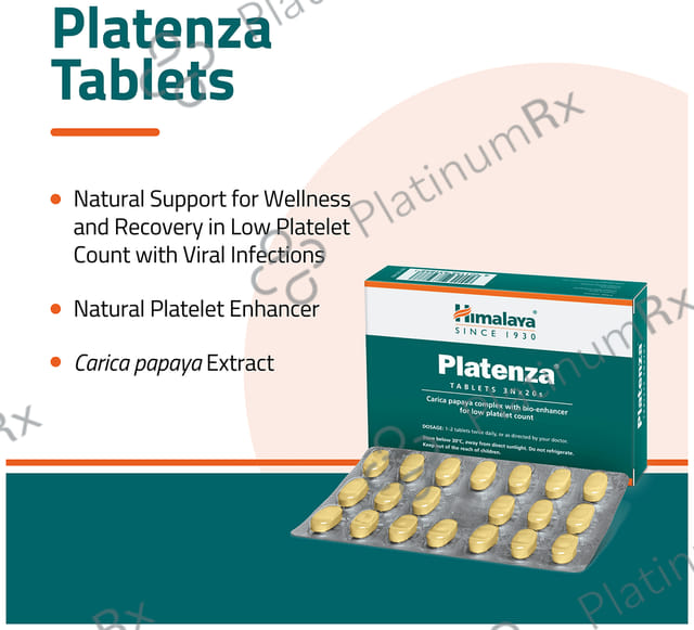 Himalaya Healthcare Platenza Tablet 20s