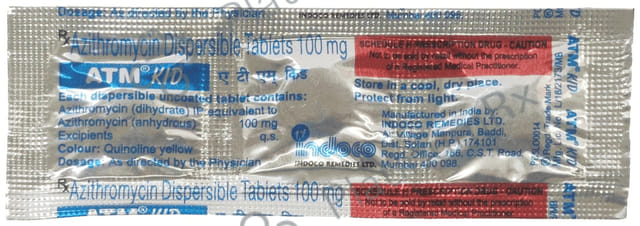 Atm Kid 100mg Tablet 3s
