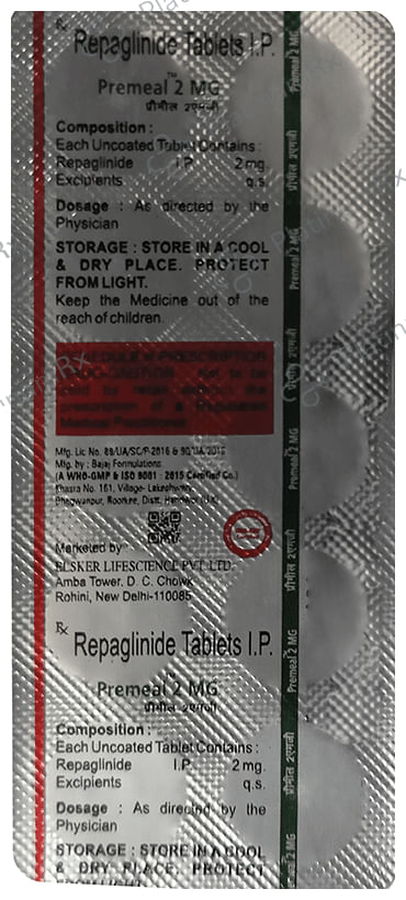 Premeal 2mg Tablet