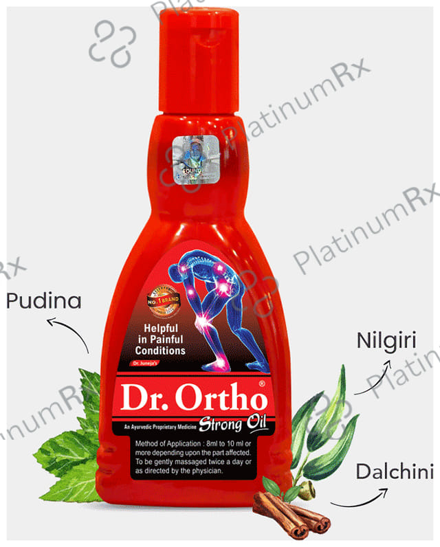 Dr Ortho an Ayurvedic Medicine Strong Oil 120 ml