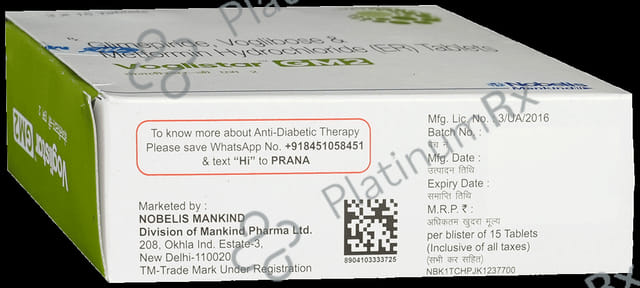 Voglistar GM2 Tablet ER 15s