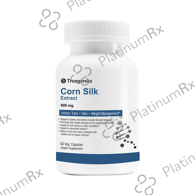 Trexgenics Corn Silk Extract 600mg Veg. Capsules
