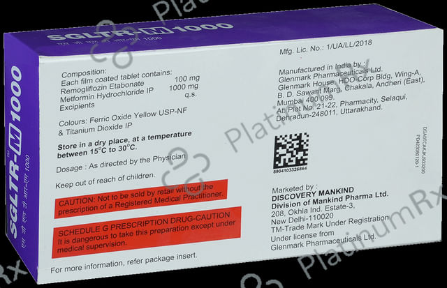 Sgltr M 100/1000mg Tablet 10s