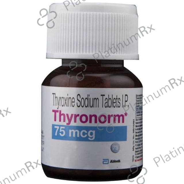 Thyronorm 75mcg Tablet 120s