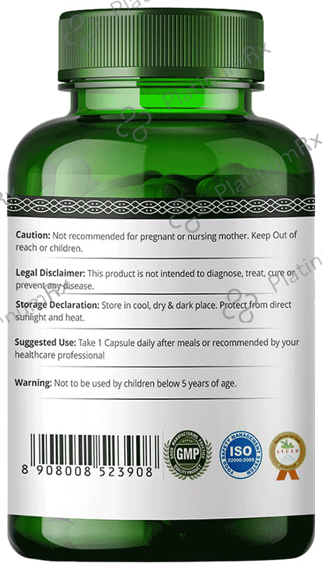 Simply Herbal Safed Musli 800mg Vegetarian Capsules