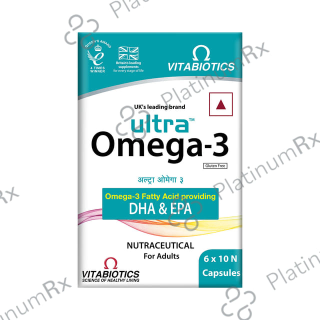Ultra Omega 300/60/600mg Capsule 10s