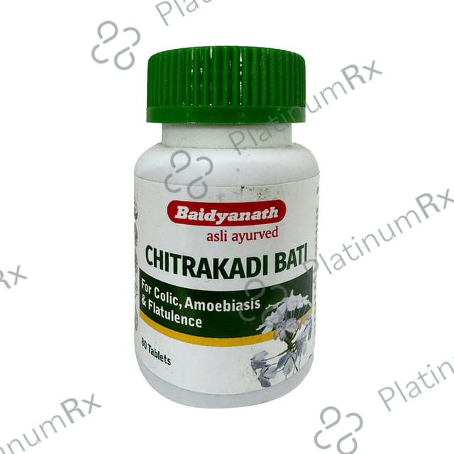 Baidyanath Chitrakadi Bati Tablet - For Flatulence, Colic & Amoebiasis
